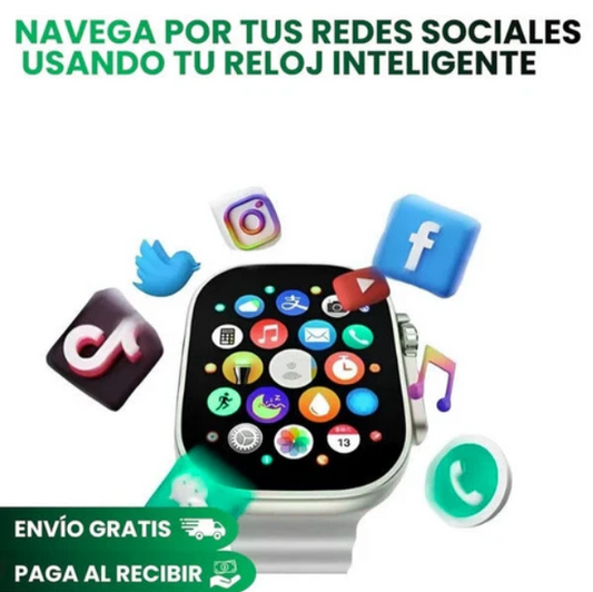 Reloj Inteligente ULTRA MAX 8 Tu celular en la muñeca